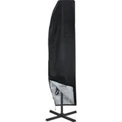 Productafbeelding van Famanu beschermhoes voor parasol - waterdicht - 2-4 meter - met rits - Oxford-stof - zwart