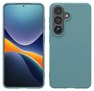 Produktbild von kwmobile Hülle für Samsung Galaxy S26 Plus TPU Case - Handyhülle unterstützt kabelloses Laden, flexible Schutzhülle, gummiertes Cover in Arctic Night