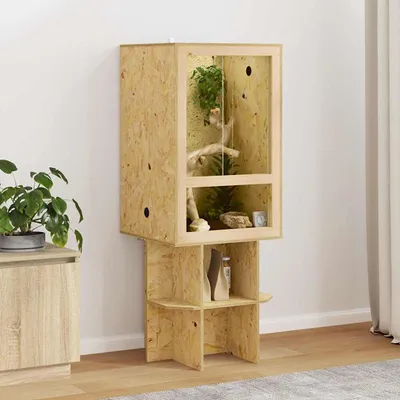 Produktbild von "Schlussverkauf" Terrarium - Viel Platz - Braun 50x50x130 cm OSB C17425