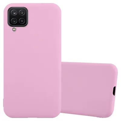 Produktbild von Cadorabo Hülle für Samsung Galaxy A12 / M12 Schutzhülle in Rosa Handyhülle TPU Silikon Etui Case Cover