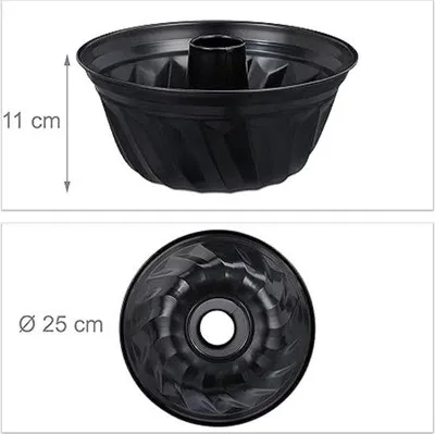 Produktbild von Edelstahl-Backform 25x25x11cm für Küchentaarten