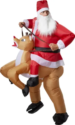 Produktbild von Aufsitzkostüm Santa Claus - rot