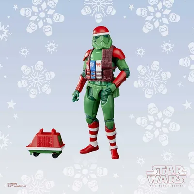 Immagine prodotto di Star Wars Serie Nera Actionfigur 2021 Primo  Stormtrooper Holiday 15 cm