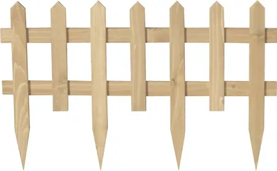 Produktbild von Gartenzaunumrandung aus Holz 67x2xH42 cm.