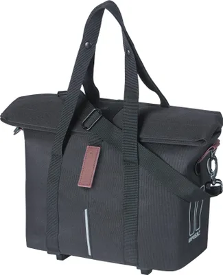Produktbild von Basil Adapterplatte City MIK 2.0-KF-Hook Einzeltasche 11 Liter - wasserabweis...