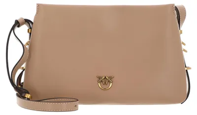 Produktbild von PINKO Umhängetasche Triplet Mini Vitello Morbido Cammello beige