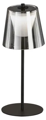 Produktbild von LED Außen Tischleuchte, schwarz rauch, Touchdimmer, Akku H 35 cm