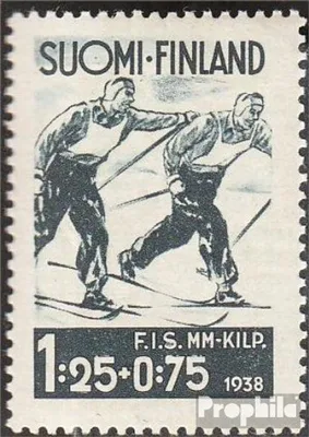 Produktbild von Briefmarken Finnland 1938 Mi 208 postfrisch Ski-Wettkämpfe