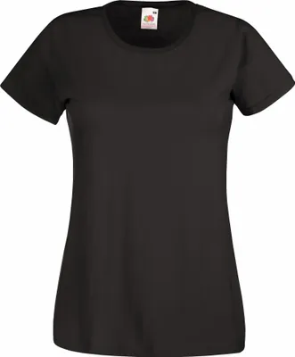 Produktbild von Fruit Of The Loom Lady-Fit Damen T-Shirt (5 Stück/Packung) BC4810 (L) (Graphit)