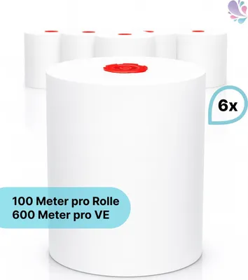 Produktbild von Handtuchrollen 6 Rollen je SET, 2-lagig, 100m je Rolle, 100% TAD-Qualität, für Cosmos Handtuchspender Verpackungseinheiten: 1 Set
