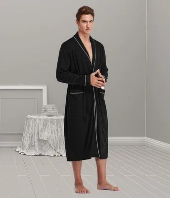 Obrázek produktu pro Pánský župan Famanu, 100% bavlna, lehký, tenký (velikosti M-XXL)