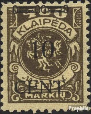 Produktbild von Briefmarken Memelgebiet 1923 Mi 181III , Type III gestempelt Aushilfsausgabe