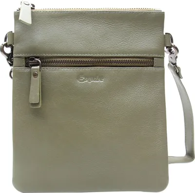 Produktbild von Esquire Leder Umhängetasche Peru Small Crossbody Bag Olive olivgrün