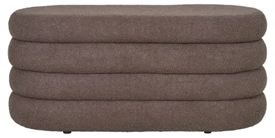 Zdjęcie produktu dla ŁAWKA Dartford BOUCLE brązowa w stylu skandynawskim