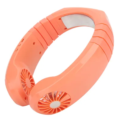 Zdjęcie produktu dla Wiszący wentylator na szyję, mini chłodnica powietrza, przenośny wentylator na szyję z ładowaniem USB, natychmiastowe chłodzenie w sportowym stylu