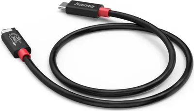 Obrázek produktu pro Hama 00200788, 1 m, USB C, USB C, 20 Gbit/s, Černá