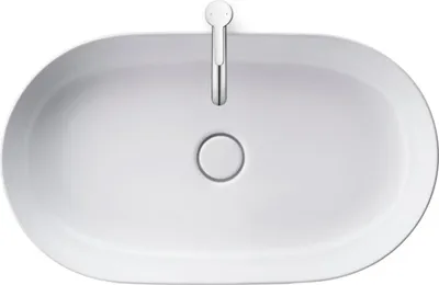 Imagen del producto de Duravit Luv, lavabo de encimera sin orificio para grifo, 70 x 40 cm