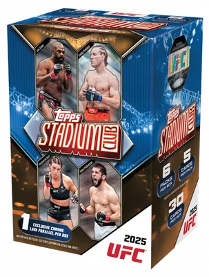 Produktbild von Topps UFC 2025 Stadium Club MMA Cards – Value Box – Original Box of 30 Cards