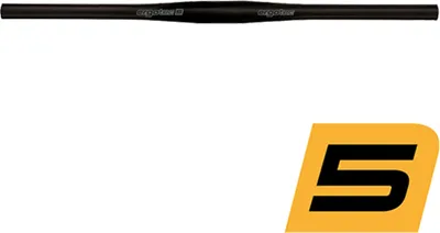 Produktbild von Ergotec Bügel FLAT BAR MAS/ 31,8, 12°, Ø = 31,8mm, MAS-Nb, schwarz, SL 5