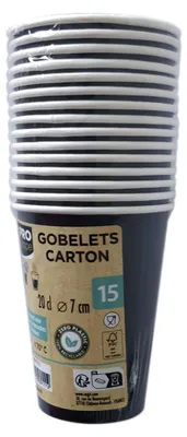 Image de PROnappe 89111I 15 PROnappe Gobelet à café jetable 200,0 ml
