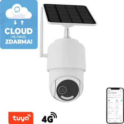 Obrázok produktu pre Immax SMART vonkajšia otočná kamera MULTI so 4G a solárnym panelom 07759L