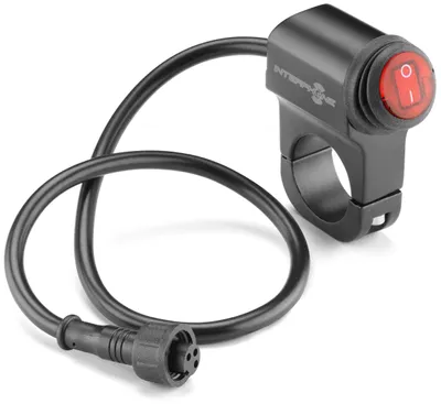 Image de INTERPHONE Interrupteur noir, interrupteur pour spots LED
