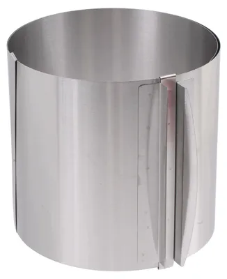 Obrázek produktu pro Nastavitelný nerezový dortový kruh 16-30 cm, výška 15 cm