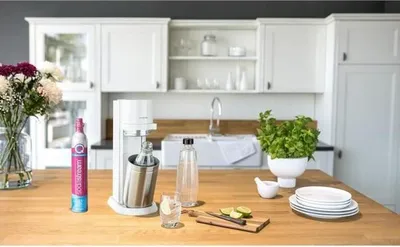 Produktbild von SODASTREAM Glasflasche 1L , Spülmaschinenfest , Kompatibel mit DUO Maschine , Für Wassersprudler