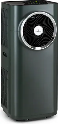 Produktbild von Klarstein Kraftwerk Eco Smart 11 Mobiles Klimagerät - 11500 BTU, 35-59 m², WiFi & App-Steuerung, 3-in-1 Klimaanlage, Ventilator & Entfeuchter, Leise 50 dB, A+ Effizienz, Fensterkit Inkl., Anthrazit