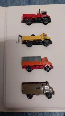Produktbild von Wiking Set 4x LKW 50 Jahre Unimog 404 0990 40 50