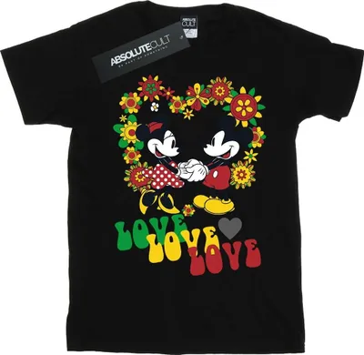 Produktbild von Disney - "Hippie Love" T-Shirt für Herren BI39788 (S) (Schwarz)