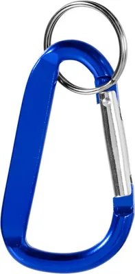Productafbeelding van "Timor" Sleutelhanger van gerecycled aluminium, karabijnhaak, model PF4253 (één maat) (koningsblauw)