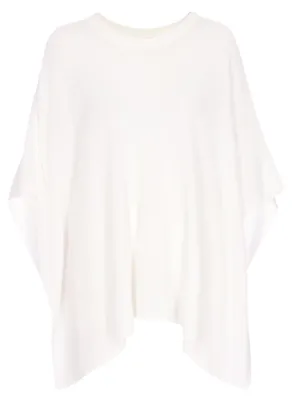 Produktbild von AODA damen poncho - wollweiss, XS/S