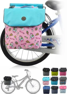 Obrázek produktu pro Voděodolná dvojitá nosička pro cyklistické přívěsy - 18-24 palců