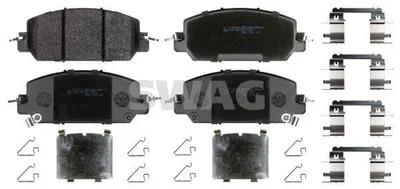 Image de plaquettes de frein avant + kit. HONDA