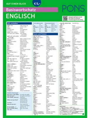 Zdjęcie produktu dla PONS Basiswortschatz auf einen Blick Englisch