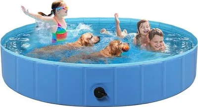 Produktbild von Kinder Schwimmbecken mit rutschfestem Boden, schneller Entleerung und spiralförmiger Entwässerung