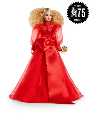 Produktbild von Barbie Signature Mattel 75th Anniversary Barbie Puppe (blond)