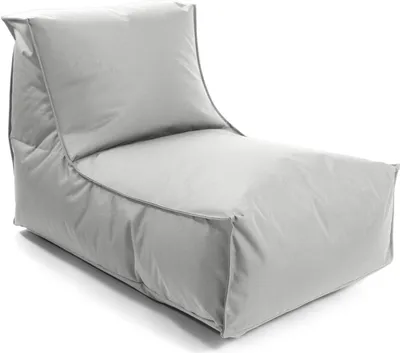 Produktbild von mokebo® Sitzsack für Kinder & Erwachsene 'Der Sundowner', Bean Bag mit Füllung oder Bodenkissen für Indoor & Outdoor, auch als Liegekissen, Relaxliege oder Liege in Grau