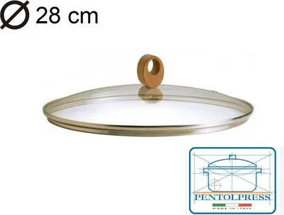Obrázek produktu pro Skleněná poklice 28 cm na hrnce a pánve