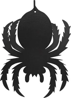 Image de Atosa Décoration d'araignée 40x31.5 cm Noir Noir One Size