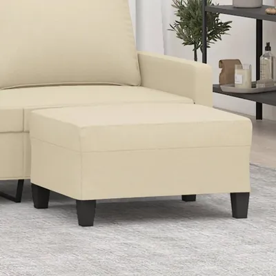 Produktbild von "im Angebot" Fußhocker Creme 70x55x41 cm Stoff - Fußhocker CC15824