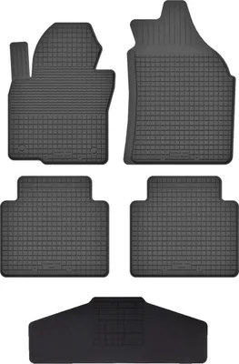 Produktbild von Gummi Fußmatten Set Für: Bmw 2 F46 (2015-2022) Gummimatten Schwarz
