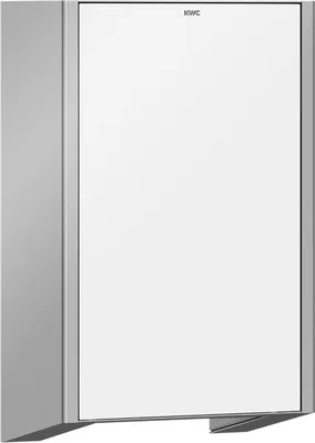 Produktbild von KWC Händetrockner, EXOS, IR, Edelstahl, 200x325x120 mm, Front ESG Weiß, 230 VAC