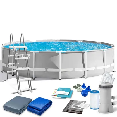 Produktbild von Basen Ogrodowy Stelaňľowy 457X122 Zestaw 6W1 Intex 26726