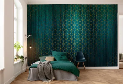 Produktbild von Komar Vlies Fototapete "Mystique Vert" - Größe: 400 x 280 cm (Breite x Höhe) - 8 Bahnen