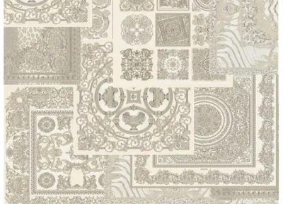 Zdjęcie produktu dla A.S. Création Versace 4 370485 Włóknina szary metaliczny biały