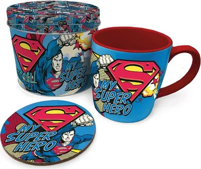 Obrázek produktu pro Pyramid International Superman hrnek s podšálkem My Super Hero GP85469