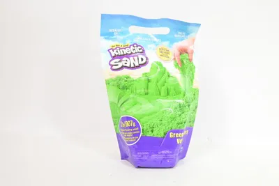 Zdjęcie produktu dla Kinetic Sand KNS RFL 2lb Colour Green GML, Piasek kinetyczny dla dzieci, 3 lat(a), Nietoksyczne, Zielony
