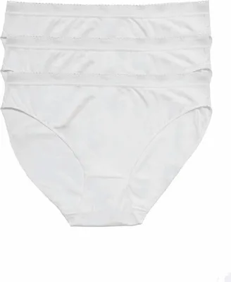 Produktbild von Nina von C. 3er Pack Damen Jazzpant Slip Soft Modal Lace Spitze Weiss